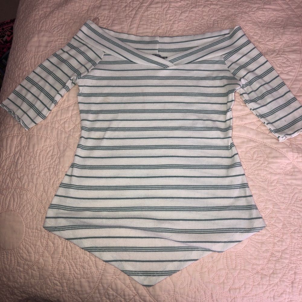 off the shoulder shirt